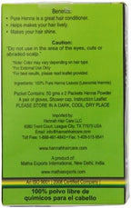 Natural henna powder texture and color