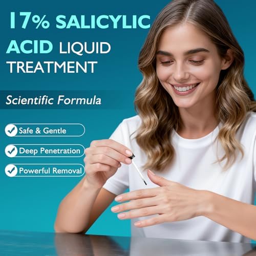 WYXTRO Salicylic Acid 17 percent liquid wart remover applicator brush detail.