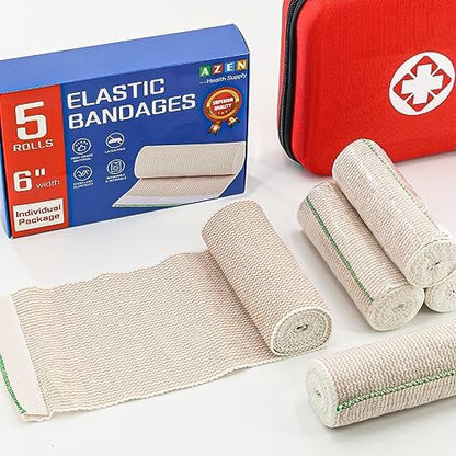 AZEN 5 pack bandage set showing various application areas on the body.