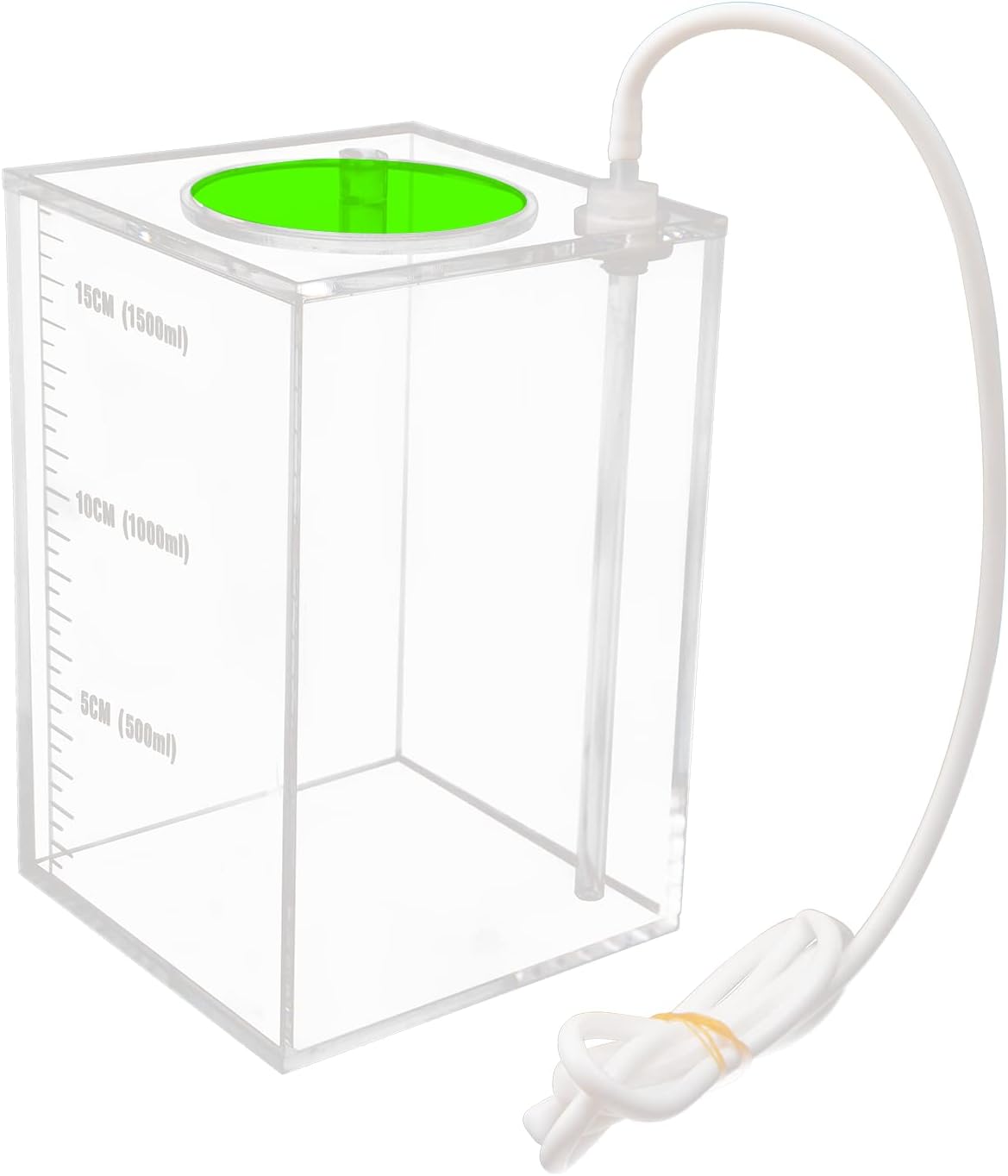 Aquarium Choice Acryli Made Liquid Storage Bucket Doing Pump Reservoir Container (4.7 * 7.4 * 10.9 Inch;5000ml/5LRed) - Image 12