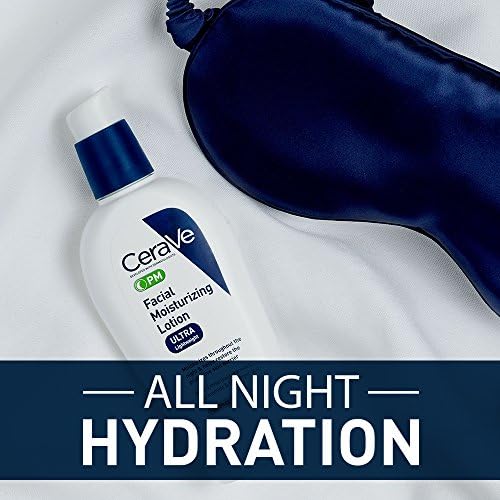 Dermatologist developed PM face lotion absorbs without greasiness for comfortable overnight use