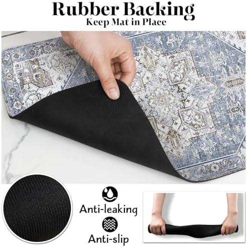 Cuslnox dog bowl mat easy wipe cleaning