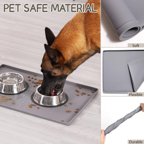 MateeyLife Pet Feeding Mat Being Cleaned In Sink