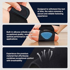 Side profile of the non-slip silicone strips inside the Fit Geno plantar fasciitis brace.