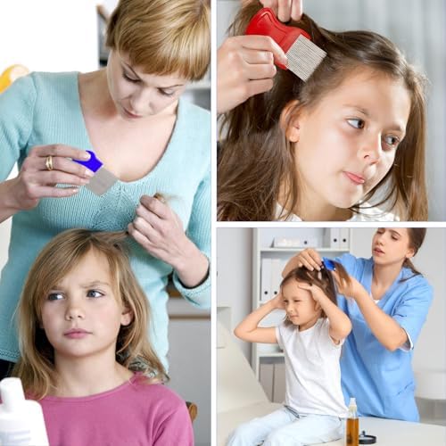 Portable and durable hair combs for scalp health and hygiene.