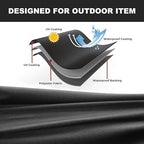 Water resistance demonstration on premium heavy duty pet shelter fabric top
