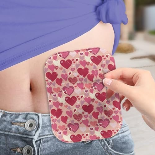 Soft polyester ostomy bag cover for skin protection and noise reduction.