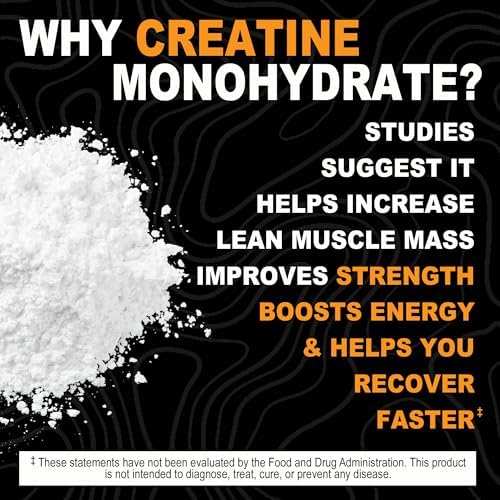It's Just! Creatine Monohydrate Powder scoop and fine powder texture