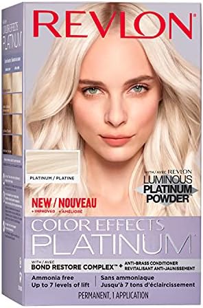 Revlon 60 Platinum highlighting kit box side view