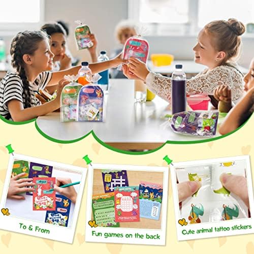 Colplay interactive school party favors packaging set with bags and twist ties