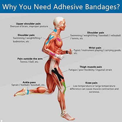 Painless removal of cohesive elastic bandage roll without sticking to body hair or skin