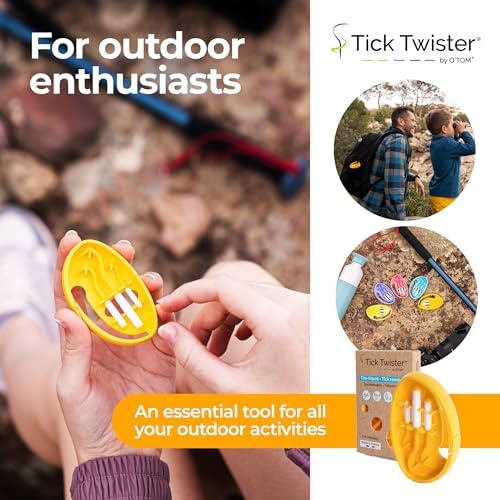 Instructions on how to twist and remove a tick