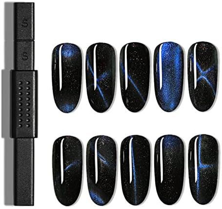 Close up of magnetic nail art tools for 3D effects