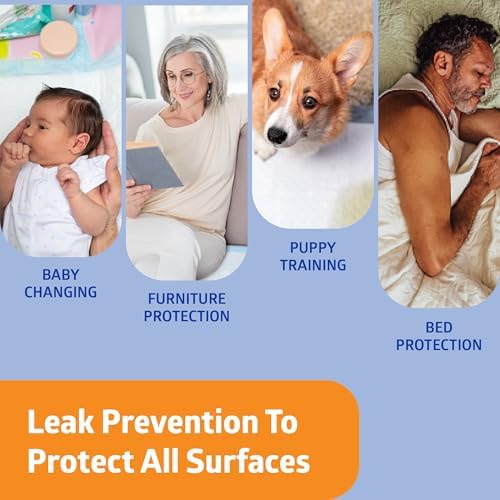 Bulk pack configuration of one hundred fifty count premium disposable sheets.