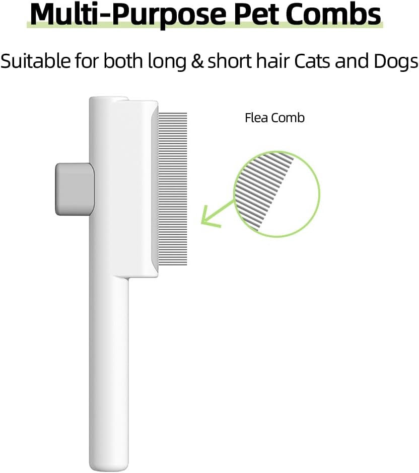 Marchul flea brush set showing one click release button functionality