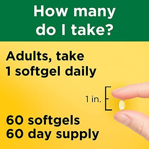 Nature Made Vitamin D3 supplement facts panel