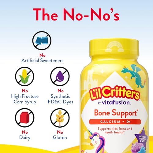 Authentic USA imported Lil Critters bone support vitamins