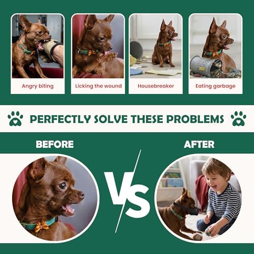 OHNSO mesh muzzle allowing dog to drink water naturally