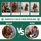 OHNSO mesh muzzle allowing dog to drink water naturally