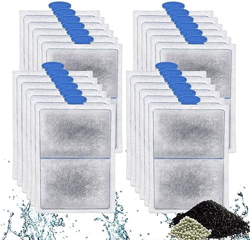 Driamor large aquarium replacement filters highlighting thick mechanical cotton layer