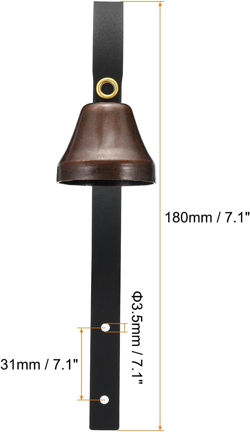 Metal dog training bell for potty housebreaking