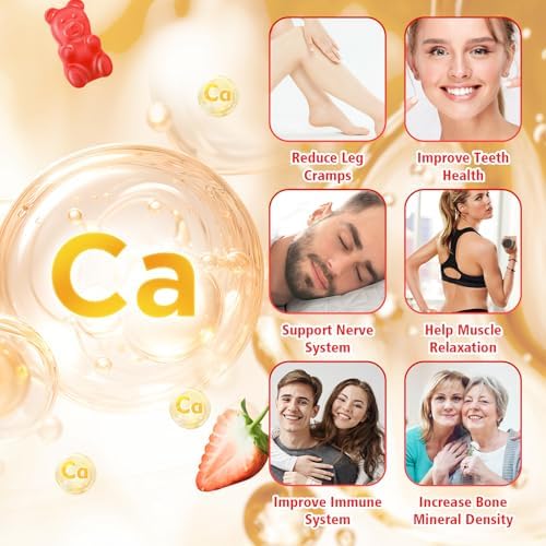 Side view of Vcchuyh sugar free calcium citrate supplement bottle