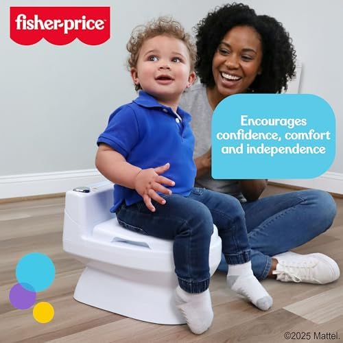 Fisher-Price 2-In-1 Potty Trainer ergonomic handle detail