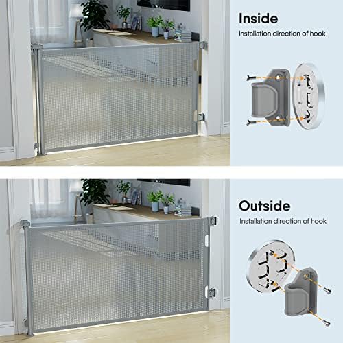 Authentic USA imported baby safety gate packaging and hardware kit components