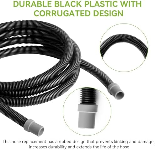 HCLSY replacement filter tube displayed next to compatible canister filter diagrams for size validation