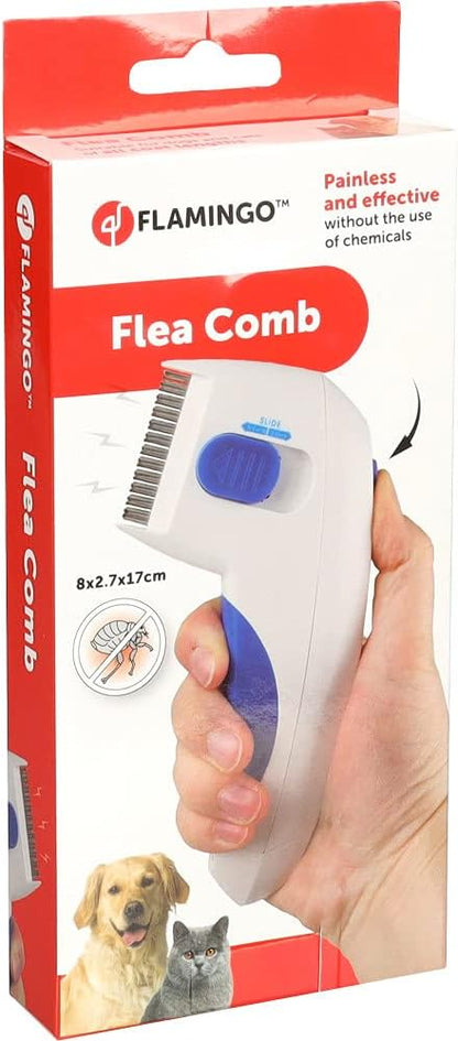 Flamingo Puleks flea comb packaging