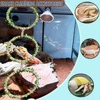 Snake Climbing Rings for Ball Python- Enclosure Accessories - Reptile Habitat Decor, Climbing Branches & Bedding for Ball Python, for Corn Snake Enhancement Ring Toys - Image 8