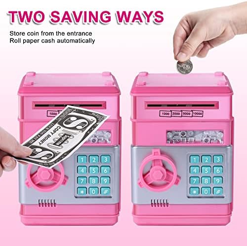 GuDoQi digital kids vault door opening with green light signal