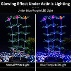 Uniclife glowing effect coral ornament under blue light