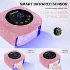 Lavinda professional nail curing lamp interior bead arrangement