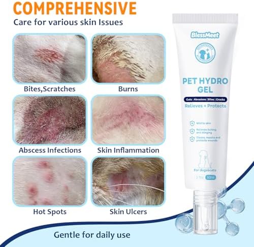 Blessmeet premium USA imported first aid hydrogel for dog cuts and bites