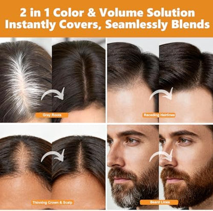 Natural Black hair spray texture and finish close up