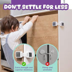 Wappa Baby safety lock showing adjustable strap mechanism