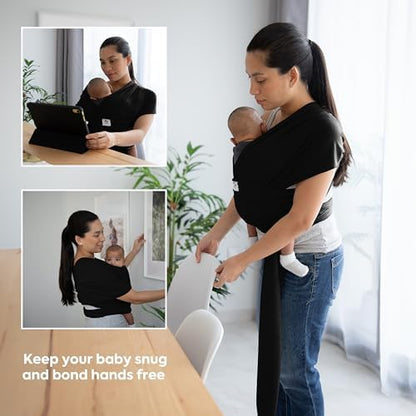 ELDOMA infant to toddler carrier showing even weight distribution across the shoulders