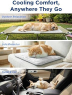 Side profile of the washable furrybaby pet mat highlighting the breathable mesh layers