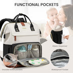 Lovevook baby bag interior compartments and thermal pockets layout