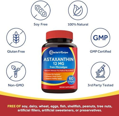 Doctor's Recipes authentic USA imported skin and eye wellness supplement packaging