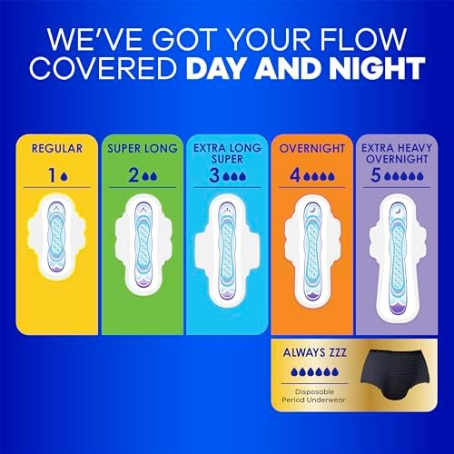 Imported Always Ultra Thin feminine pads for women with LeakGUARD core.