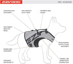 EzyDog premium dog swimming safety vest top handle close up