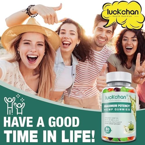 Luckchan 240 count hemp gummies nutritional information
