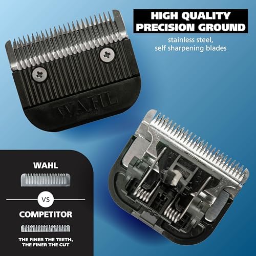 Wahl detachable blade showing precision ground teeth