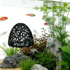 Stable resting place for guppies and dwarf shrimp showing dimensions