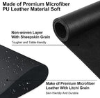 Diesisa waterproof PU leather nail mat texture closeup