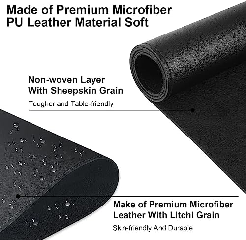 Waterproof nail technician desk protector mat