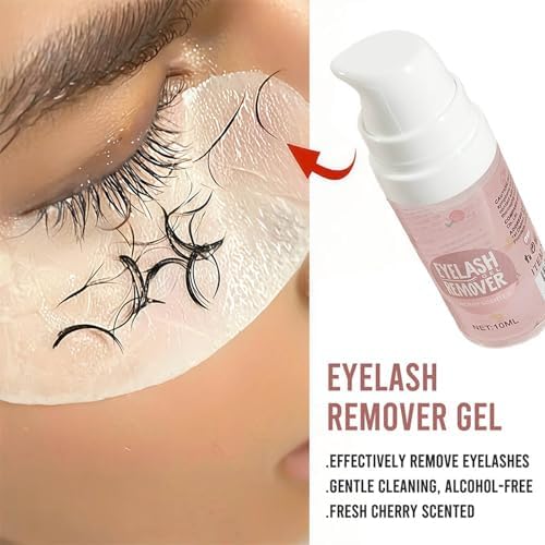 Revivix Eyelash Extension Remover Gel texture demonstration