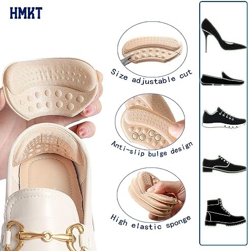 Soft sponge metatarsal pads for ball of foot pressure relief.
